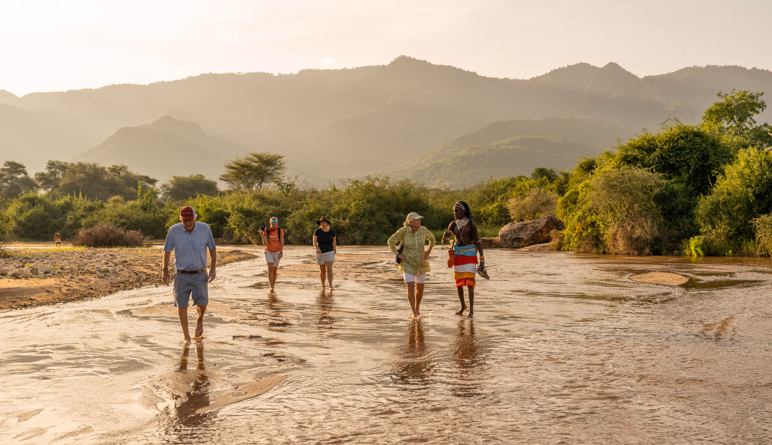 Walking safari Tanzania plains